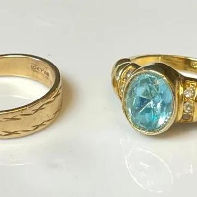 18K GF Ring and 10K GF Ring 