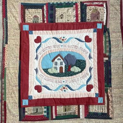 Quilts - Flannel ABC's Schoolhouse & “Love” 