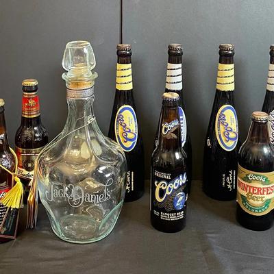 Jack Daniel’s Belle of Lincoln Decanter, Coors & Budweiser Collectibles Too!