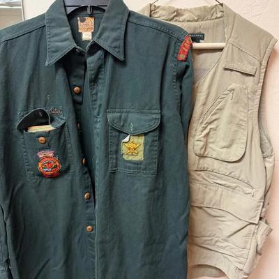 Vintage “Boy Scout” and Fishing Shirts