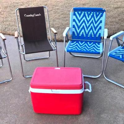 "Country Coach," Macrame Folding Chairs and More