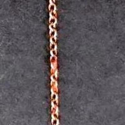 "Nellie Minar" Stamped 10K White Gold Pin 