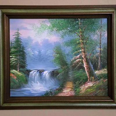 Signed Framed Oil Painting  