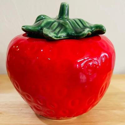 "House of Webster" Strawberry Lidded Jar
