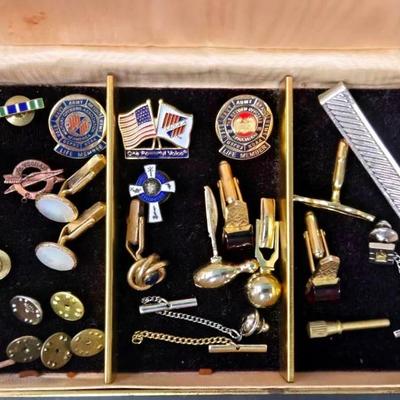 Assortment of Lapel Pins and Tie Tacks