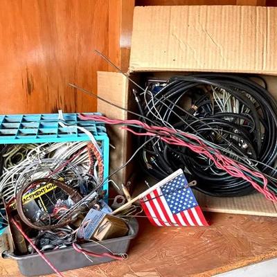 Electronics Parts and Cable Bundle