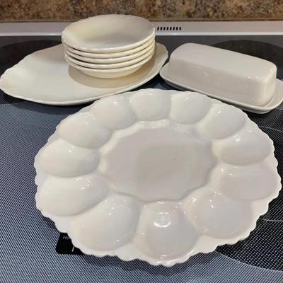 “Corning” and “USA” Dishes