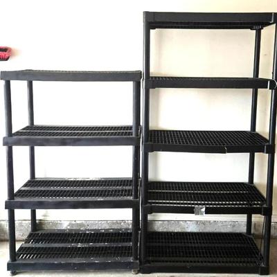 Black Plastic Shelving