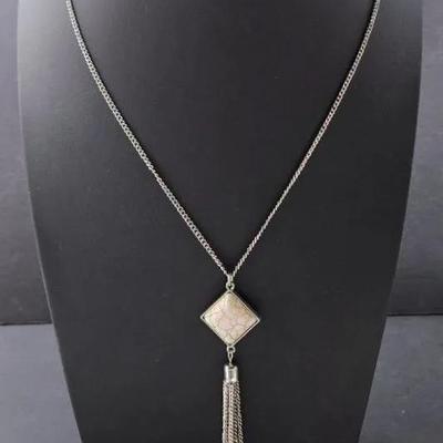 White Magnesite Jewelry Set