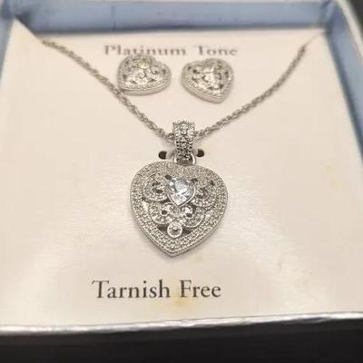 Necklace And Pierced Earrings By Danecraft Never Used