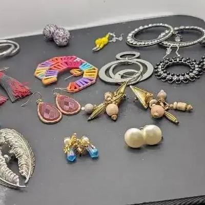 Pierced Earrings(13), 2 Not Pierced, 4 Singles Earrings