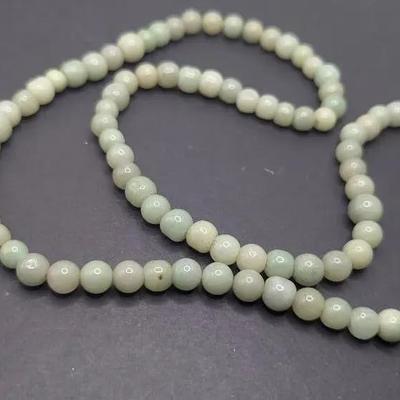 Green Jade Gemstone Necklace 