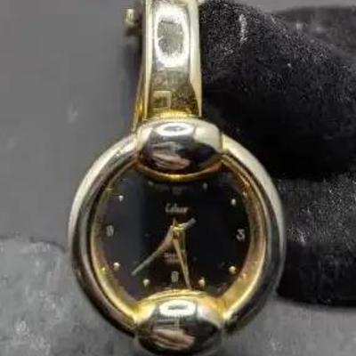 Collezie Quartz Black Face Numerals Watch 