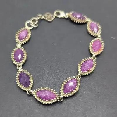 Kendra Scott Bracelet In Purple Jade