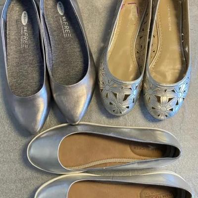 Fun Silver Shoes Size 8.5