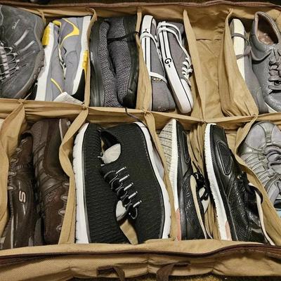 Nike, Skechers, Asics, New Balance, and Fila