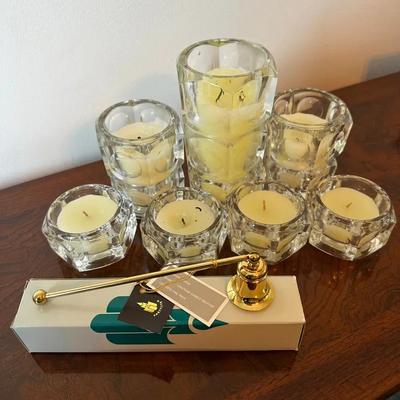 Candle Set And Party lite Snuffer