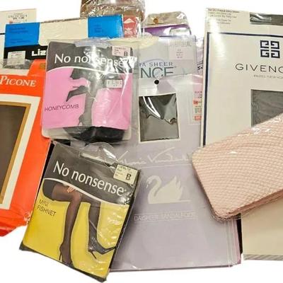 Designer Hosiery Lot - Givenchy, Evan-Picone, & More 