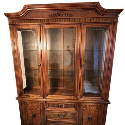 Stanley Furniture  traditional wooden china cabinet