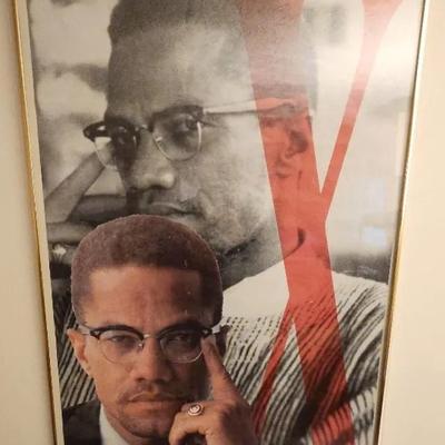 Malcolm X Framed Poster