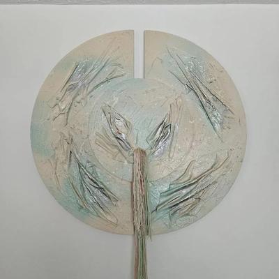 Large Contemporary Mixed-Media Relief Sculpture