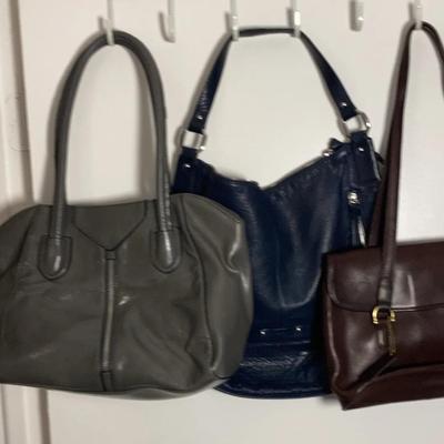 Coach Purse, Blue And Gray Purses 