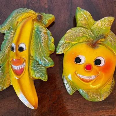 Orange And Banana Wall Decorations