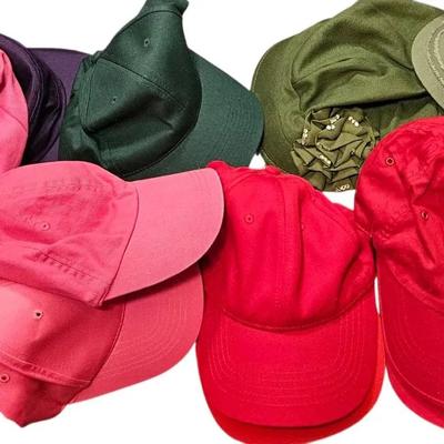 Multi-Colored Baseball and Caps Collection