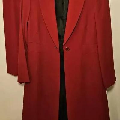 Red Kasper Suit Set
