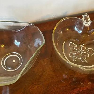 2 Glass Bowls