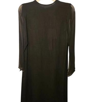 Black, Flow Cocktail Dress 