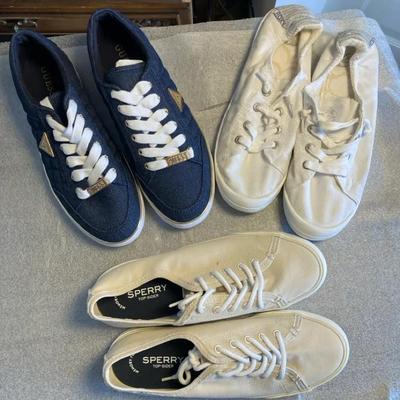 Guess, Sperry & Roxy Shoes 8.5