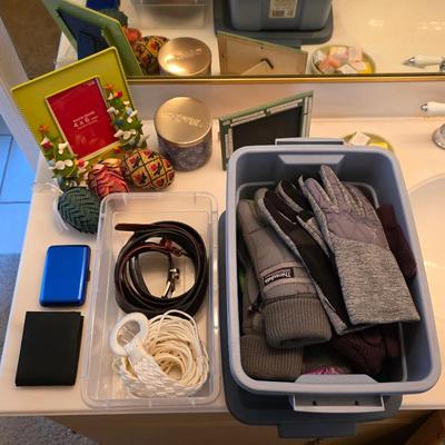 Gloves, wallets, and belts