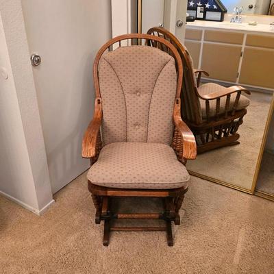 Sale Photo Thumbnail #73: Vintage glider rocker