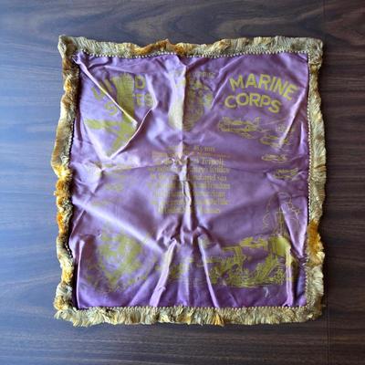Sale Photo Thumbnail #17: 1940s US Marine Corps pillow sham