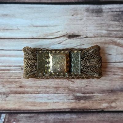 Sale Photo Thumbnail #127: 1870s mourning jewelry bracelet