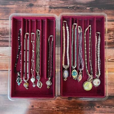 Sale Photo Thumbnail #143: Sterling silver and gemstone necklaces from the Echo of the Dreamer line, Mars and Valentine, and Amy Kahn Russell