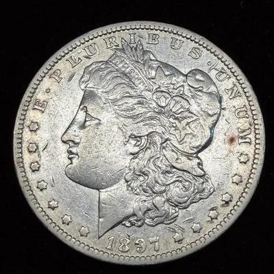 DMJ356 - 1897-O Morgan Silver Dollar