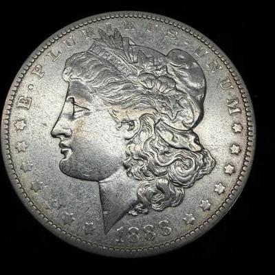 DMJ354 - 1888 Morgan Silver Dollar