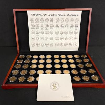 DMJ312 - 1999-2008 State Quarters In Case
