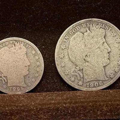 DMJ335 - Barber Silver Coins