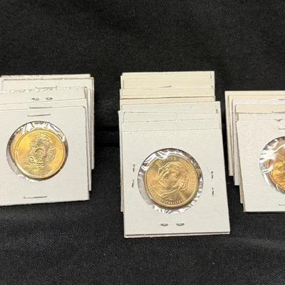 DMJ333 - Presidential, Sacagawea, Betsy Ross Coin Dollars