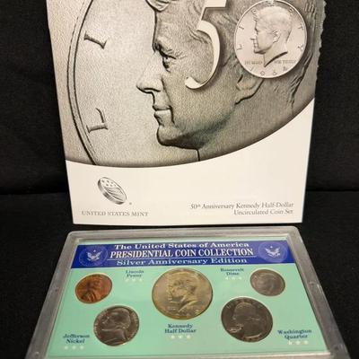 DMJ320 - 50th Anniversary Kennedy Half Dollar & US Presidential Coin Collection - Lot 2