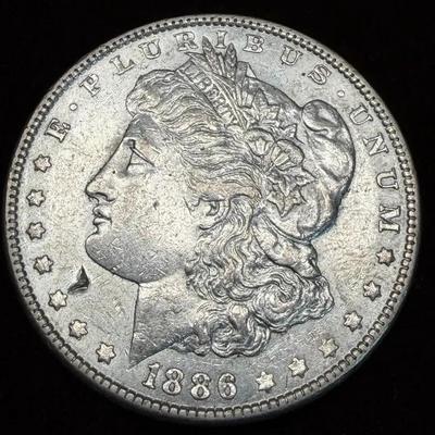 DMJ351 - 1886 - Morgan Silver Dollar - Lot 1