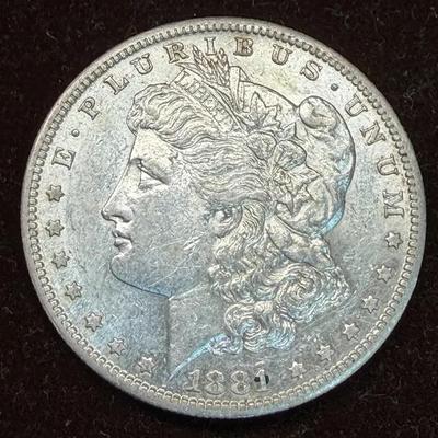 DMJ349 - 1881-S Morgan Silver Dollar