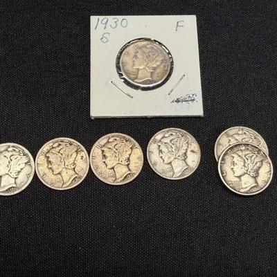 DMJ337 - Mercury Silver Dimes