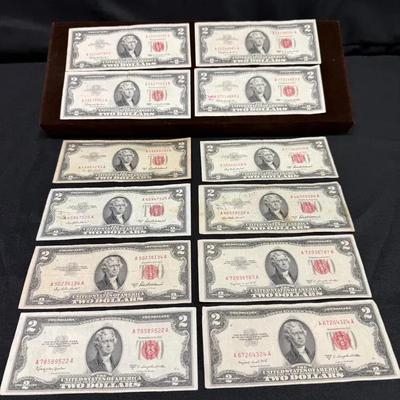 DMJ363 - $2 Bills - Red Seal
