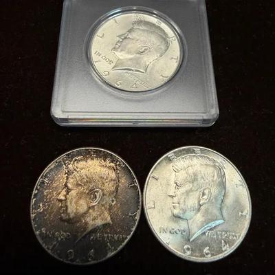 DMJ341 - Kennedy Silver Half Dollars