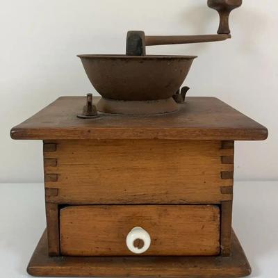 Vintage Wooden Coffee Grinder