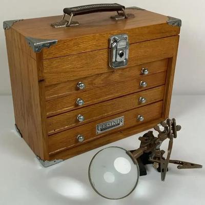 Gerstner International 4-Drawer Chest & Precision Electronics Tools Lot